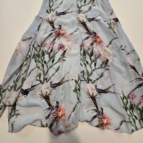 AllSaints Essey Senja Dress Viscose Shift V-neck  Sleeveless Size 2 - Picture 8 of 13